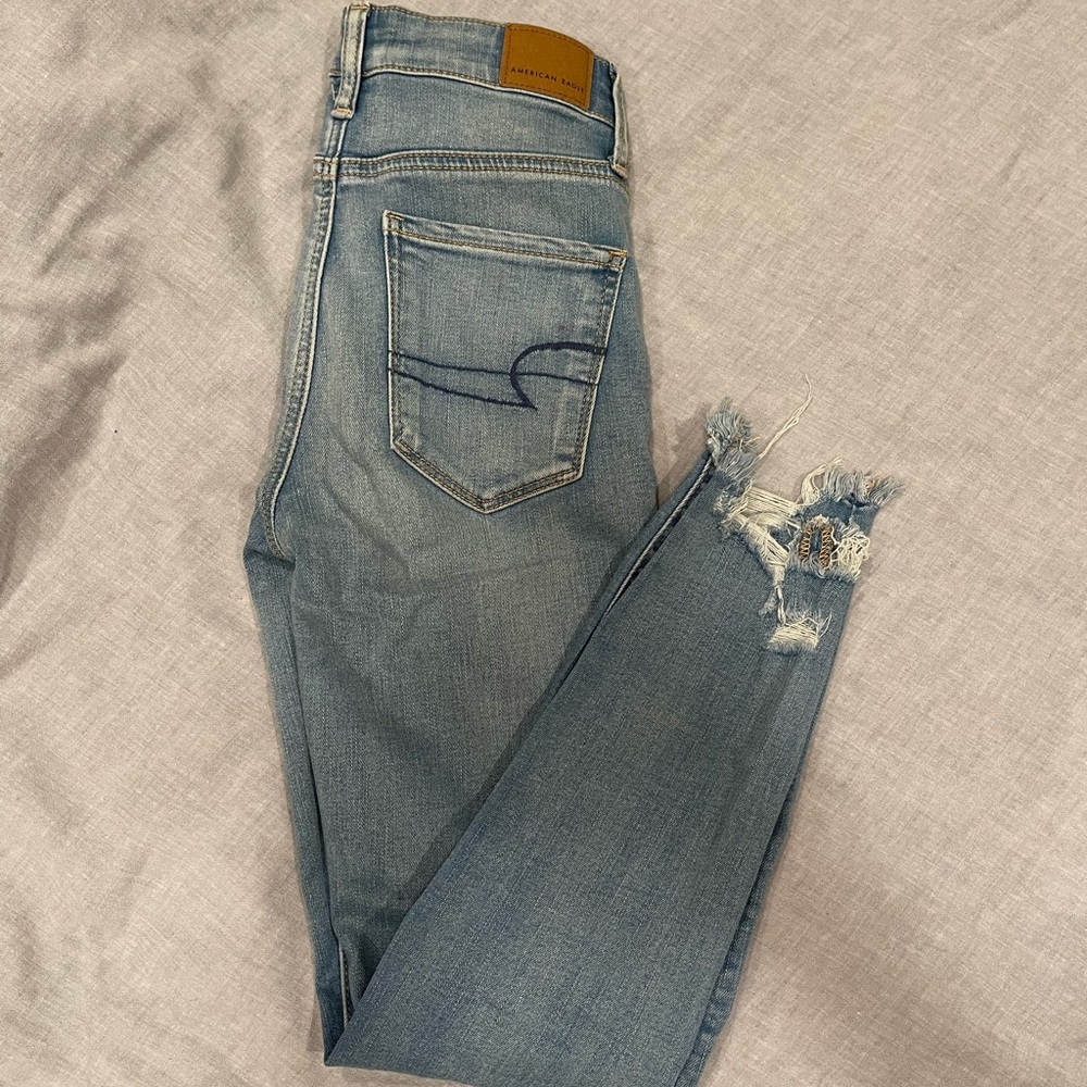 American Eagle Women’s Next Level Stretch High Waist Skinny Jeans Size 0 Regular